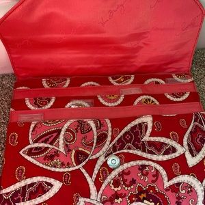 Vera Bradley “Rosy Posey” File Folder snap close